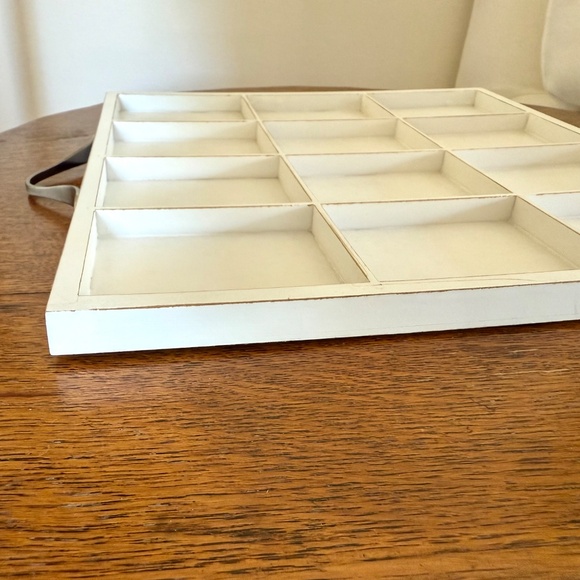 7Gypsies Antique Artist Printer's Tray, White - Picture 8 of 16